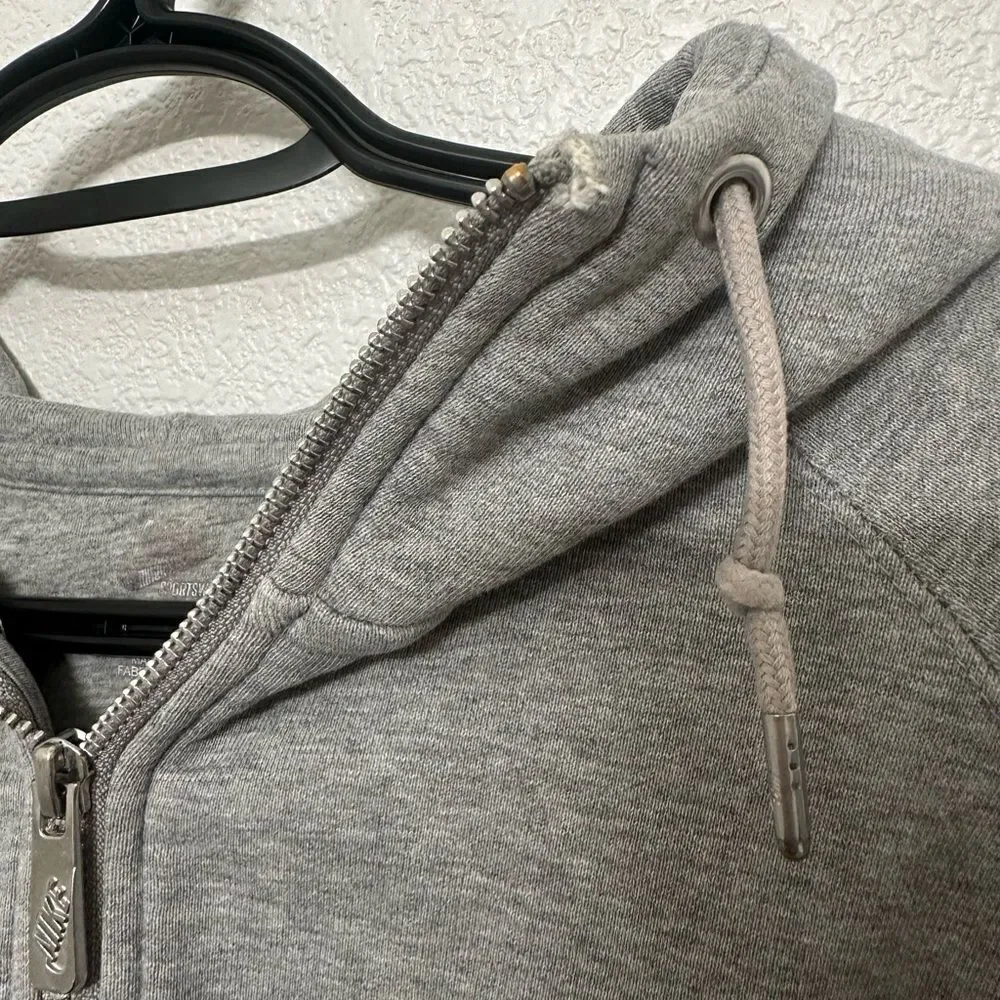 Nike Gray Zip-Up Hoodie